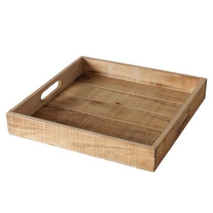 Boltze Mariam tálca kicsi 24 cm x 24 cm natúr