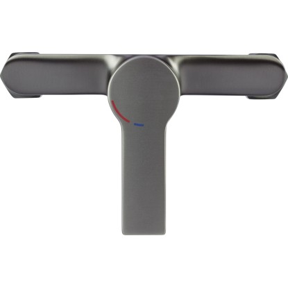 Modern Bisenzio egykaros zuhanycsap gunmetal színben, falra szerelhető.