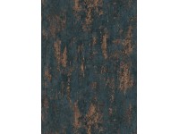 kék-bronz antik fal minta 10 m x 0,53 m