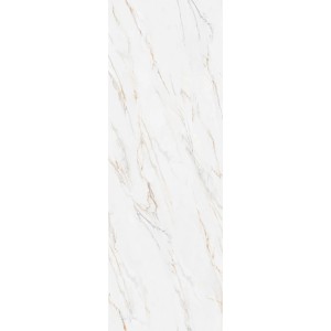 Decoflooring SPC falpanel márvány fehér-arany megjelenésű, dekorpanel falburkoláshoz.