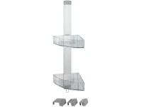 Wenko Premium sarok zuhanypolc matt ezüst Wenko Premium sarok zuhanypolc matt ezüst