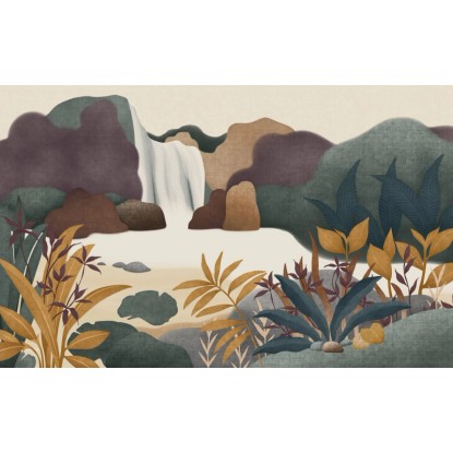 Komar Natura Fluens vliestapéta 400 cm x 250 cm