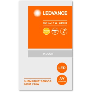 Ledvance LED Submarine nedves helyiségbe való lámpatest 60 cm mozgásérzékelővel, pincébe és garázsba.