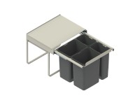 Rejs hulladékgyűjtő JC 60 négyszeres alacsony 34,5 cm magas