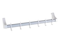 Wenko ajtóra tehető akasztósín, fehér, 60 cm x 9 cm x 3 cm Wenko ajtóra tehető akasztósín, fehér, 60 cm x 9 cm x 3 cm