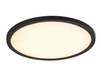 Rábalux Gonzalo beltéri Ráépíthető és Beépíthető lámpa fekete LED 36W 2750lm