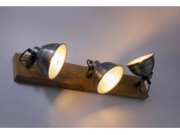 Samia fali- és mennyezeti lámpa vas 3 izzós