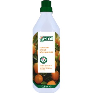 Garri citrus tápoldat, 0,5 literes flakon.