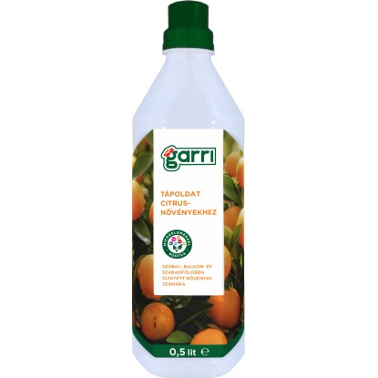 Garri citrus tápoldat, 0,5 literes flakon.