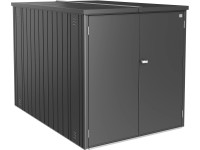 Biohort minigarázs 145 cm x 203 cm x 151 cm sötétszürke-metál
