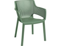 Egymásra rakható szék Keter Elisa műanyag szék zöld