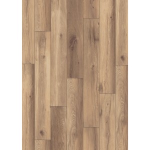 Vízálló Kronoflooring Binyl Pro laminált padló Alamos tölgy kivitelben, vidéki ház stílusban.