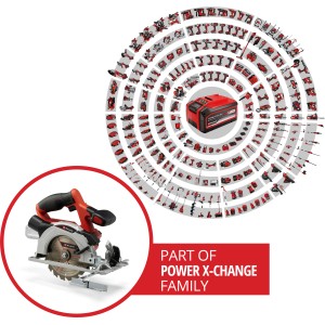 Einhell TE-CS 18/150 Li Solo akkus kézi körfűrész Power X-Change akkumulátor rendszerrel.