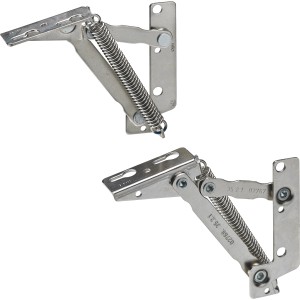Hettich Lift Junior billenő vasalat, nikkelezett, tolóajtókhoz és 2,5 kg-ig.
