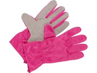 Kerti kesztyű PVC pöttyözéssel pink méret: 8