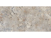 Kent Grey Carpet Dekor matt rektifikált kerámia fali dekorcsempe 30 cm x 60 c