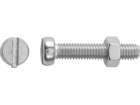 Hengeres fejű csavar PZ acél A2 M5 x 16 mm 8 db + anya Hengeres fejű csavar PZ acél A2 M5 x 16 mm 8 db + anya