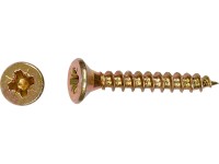 Uni PZ2 süllyesztett csavar tömör menettel sárga horganyzott 4x45 mm 500 db