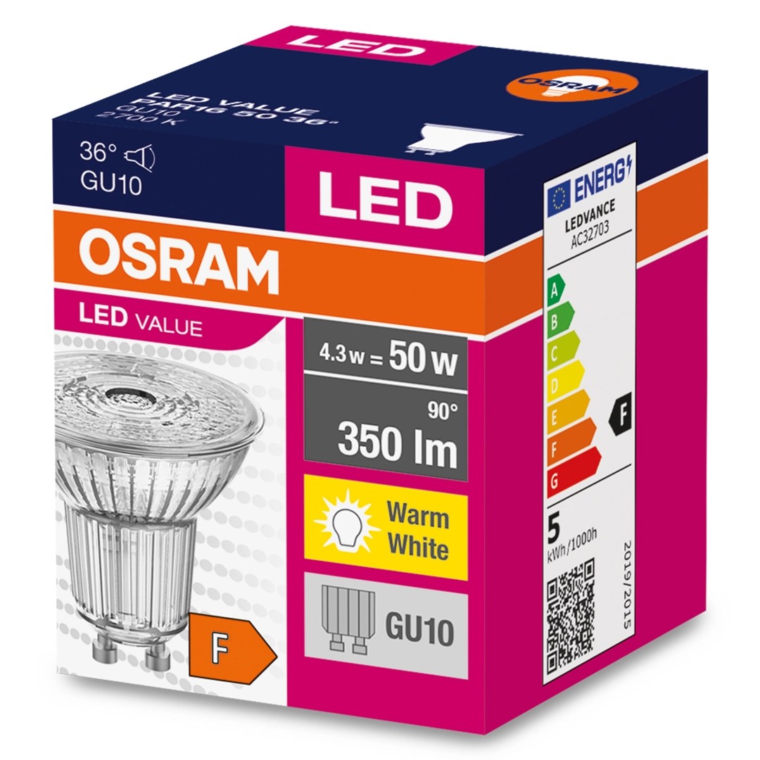 Osram Star 230 V Led Par16 Spot üvegház 4 3 W 350 Lm 2700 K Gu11