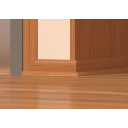 Fóliabevonatos, MDF negyedíves profil 14x14x2400mm fehér szín