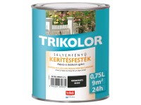 Trikolor kerítésfesték selyemfényű fekete 0,75 l Trikolor kerítésfesték selyemfényű fekete 0,75 l