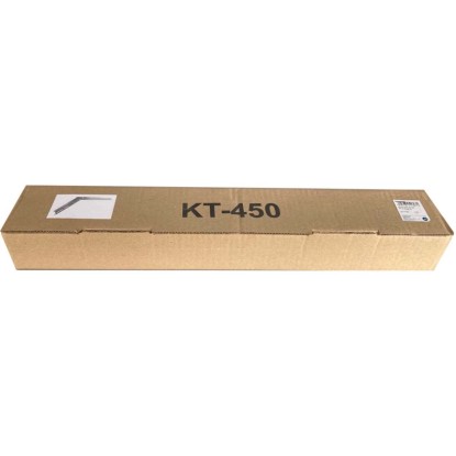 A t.b.t. Viharkampók csomagolása, KT-450 feliratú kartondoboz.