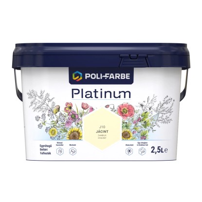 Poli - Farbe Platinum beltéri falfesték diszperziós J10 Jácint matt 2,5 l