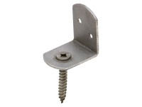 Fonott kerítésvasalat rozsdamentes acél 38 mm x 38 mm x 30 mm
