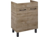 Maximus Cheese mosdó alatti szekrény 60 cm Canela tölgy lábakkal