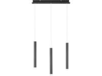 Just Light. Bruno LED-es függőlámpa 3 izzóval fekete 55 cm x 120 cm