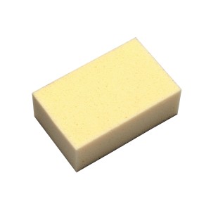 Sárga LUX Comfort csempe szivacs csempe tisztításhoz.