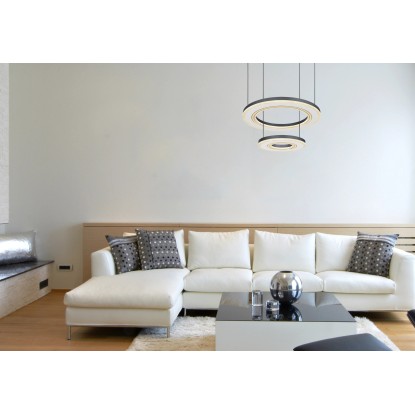 Globo Blasius LED-es függőlámpa 1 izzóval fekete 500 mm x 1200 mm