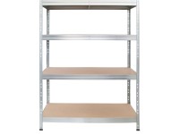 Ar Shelving Rivet polcállvány 180 cm x 120 cm x 45 cm 4 polcos FSC Ar Shelving Rivet polcállvány 180 cm x 120 cm x 45 cm 4 polcos FSC