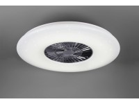 REALITY Visby LED mennyezeti lámpa beépített ventilátorral távkapcsolóval REALITY Visby LED mennyezeti lámpa beépített ventilátorral távkapcsolóval