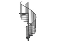 Minka kültéri lépcső Rondo Zink átmérő 140 cm antracit