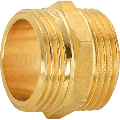 OBI menetes kettős közcsavar 33,3 mm (R 1) sárgaréz