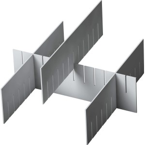 Fehér Eurobox-System elválasztó (36x26 cm) tárolódobozokhoz.