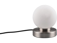 Reality Prinz II asztali lámpa 15 cm x 12 cm x 12 cm nikkel matt Reality Prinz II asztali lámpa 15 cm x 12 cm x 12 cm nikkel matt