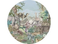 Komar nemszőtt fotótapéta Dot Animal Kingdom öntapadó átmérő 125 cm