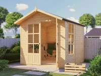 Bertilo Melrose kerti faház 202 cm x 208 cm Natúr FSC Bertilo Melrose kerti faház 202 cm x 208 cm Natúr FSC