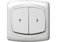 Mentavill redőnynyomókapcsoló Ton fehér Mentavill redőnynyomókapcsoló Ton fehér