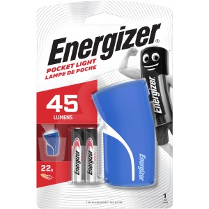 Energizer Pocket Light zseblámpa elemekkel, kék. Kompakt lámpa útközben.