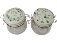 Boltze tárolóüveg 2-féle változatban zöld