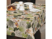 Rex Deco viaszosvászon terítő dzsungel 140 cm széles méteráru