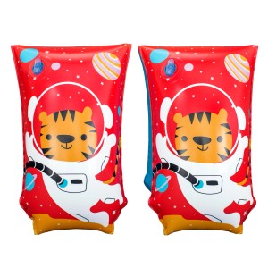 Bestway Astro Tiger úszókarok gyerekeknek (5-12 éveseknek) tigris mintával, űrhajós dizájnnal.