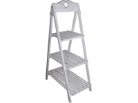 Növénytartó polc fa 105 cm x 60 cm x 34 cm fehér