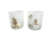 Boltze mécsestartó Knuffi kicsi 8,3 cm x 7 cm x 7 cm többszínű