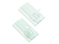 Gardinia Universal öntapadós akasztó vitrázs- és kávéházi rudakhoz fehér 2 darab