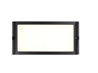 KABAN fali led lámpa matt fekete 3000K 700lm IP54