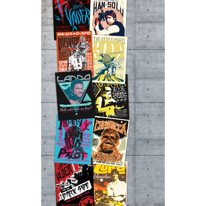 Komar vlies fotótapéta Star Wars Rock On Wall 120 cm x 200 cm